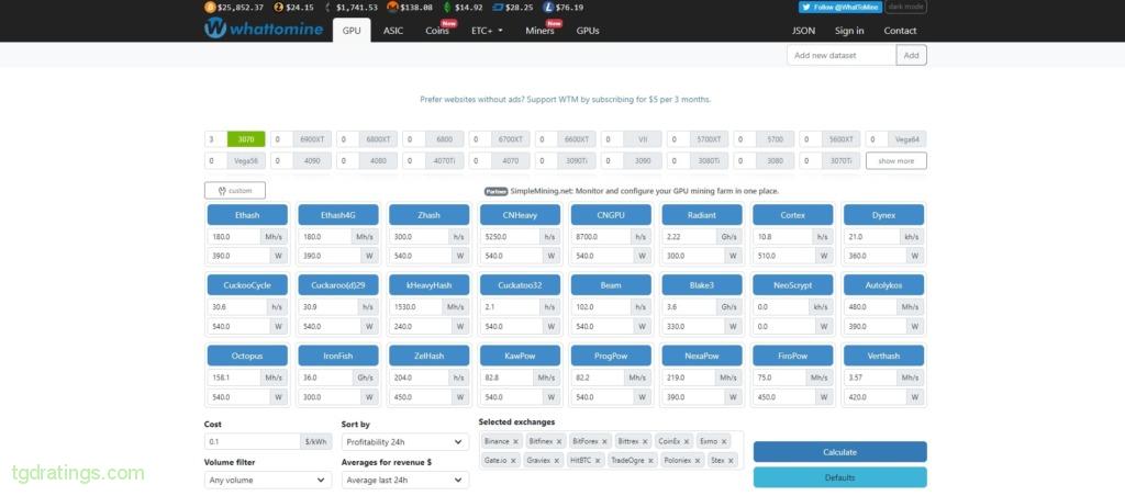 Compare Cryptocurrencies Stats - Mining Pools - PoolBay