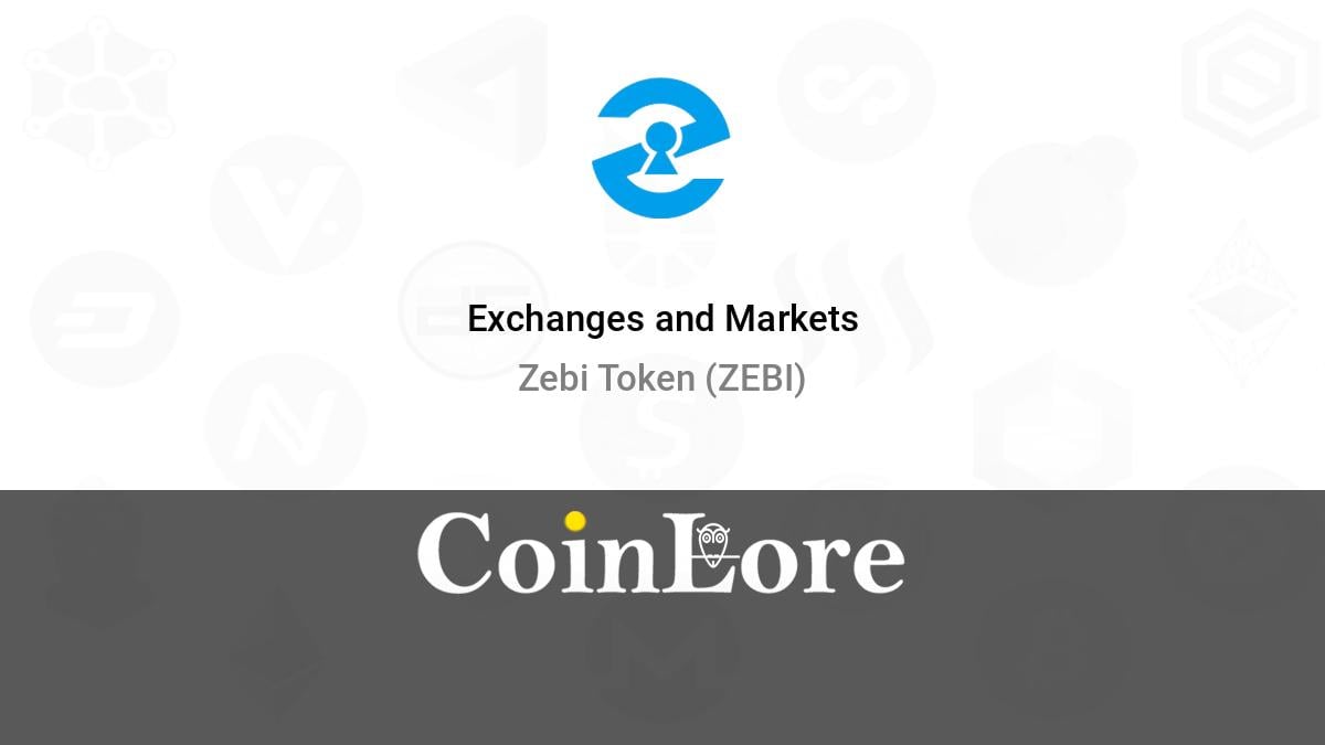 Zebi Token Price Today - ZEBI Coin Price Chart & Crypto Market Cap