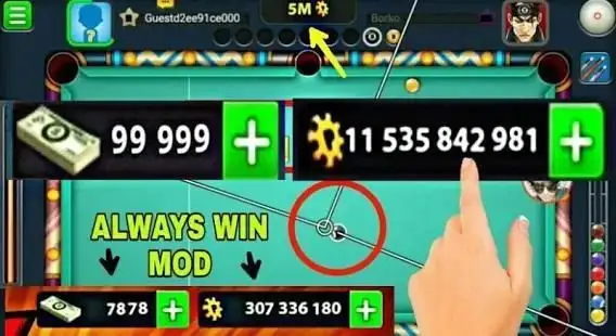 8 Ball Pool MOD APK (Menu: Long line/Anti-ban) Download