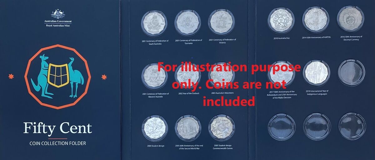 Australian $2 Circulating Coin Collection Album Folder – bitcoinlog.funs - Wynyard Coin Centre