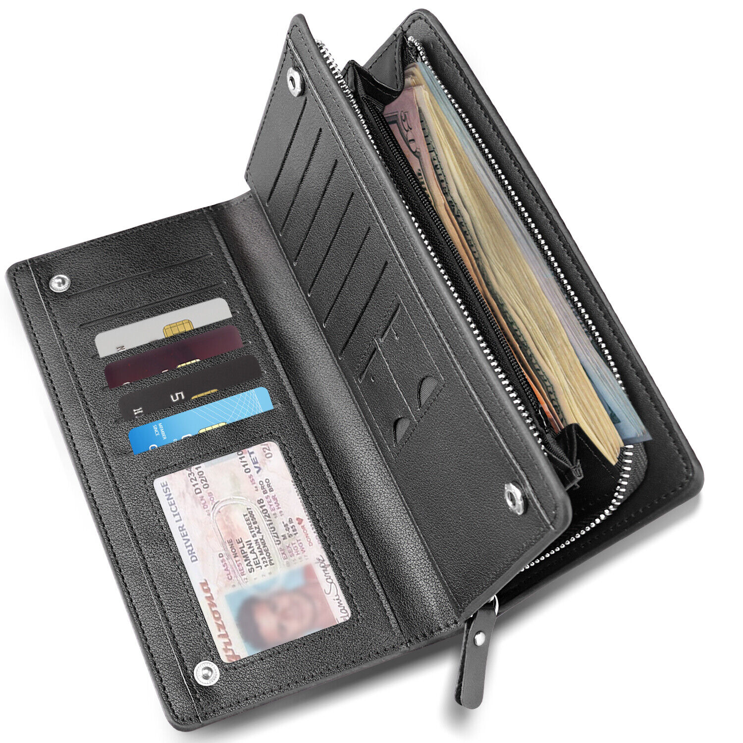 Gulliver Zip Coin Pouch Card Holder (RFID USA Nappa Leather)