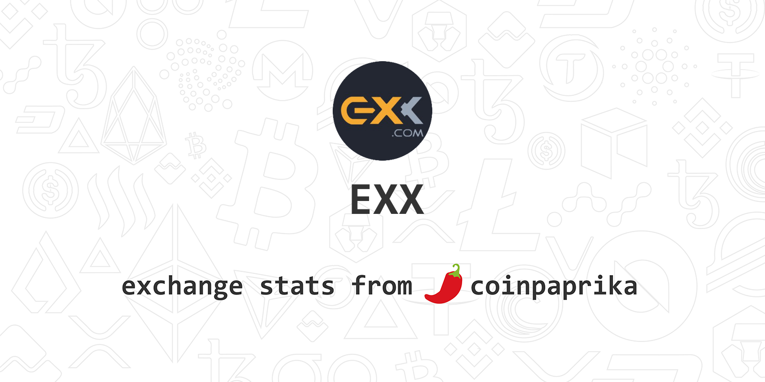 EXX Info, Data, News, Trading Fees and more