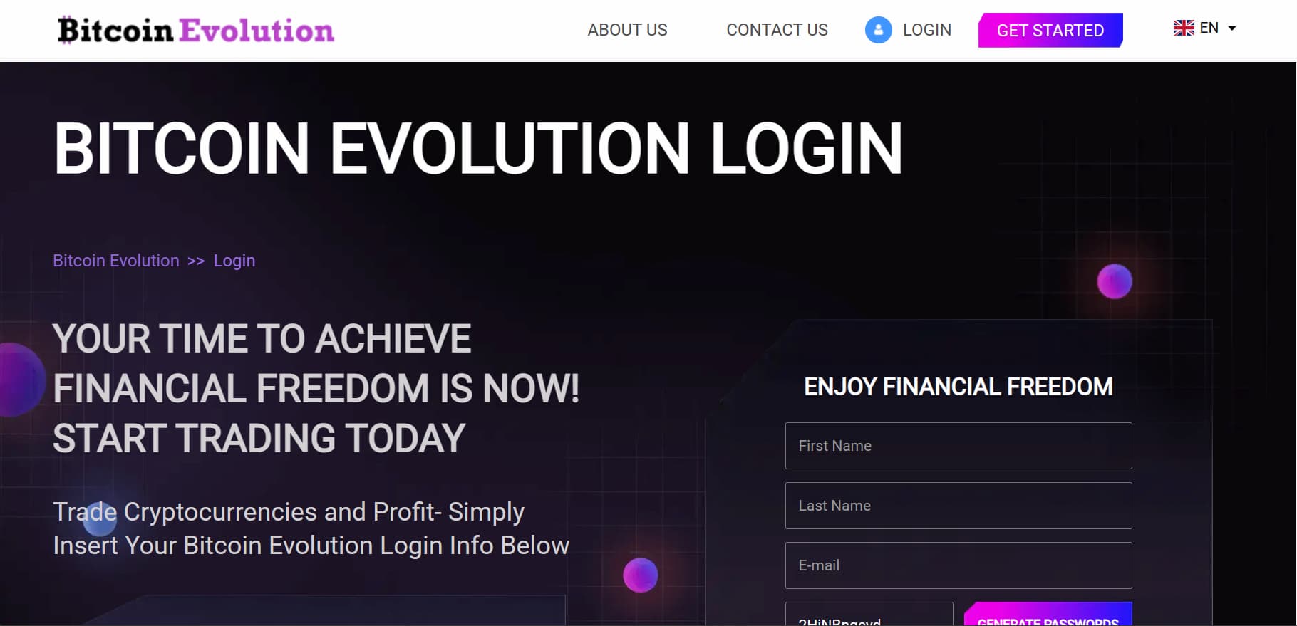 Login To Your Bitcoin Evolution Australia ™ Account - The Official Site [UPDATED]