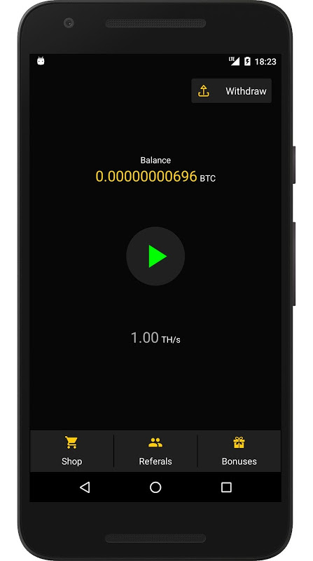 Mobile Miner - Cryptocurrency for Android - Download the APK from Uptodown