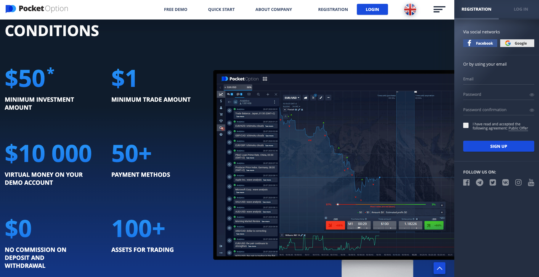 Coinbase vs Pocket Option | Which is best 