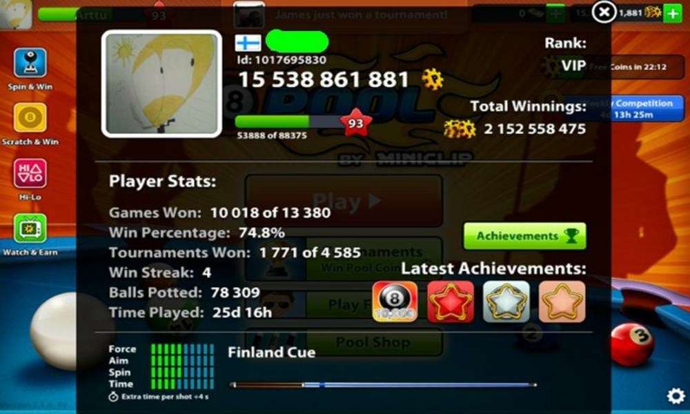 8 Ball Pool Mod APK (Menu: Unlimited money/Anti ban) Download