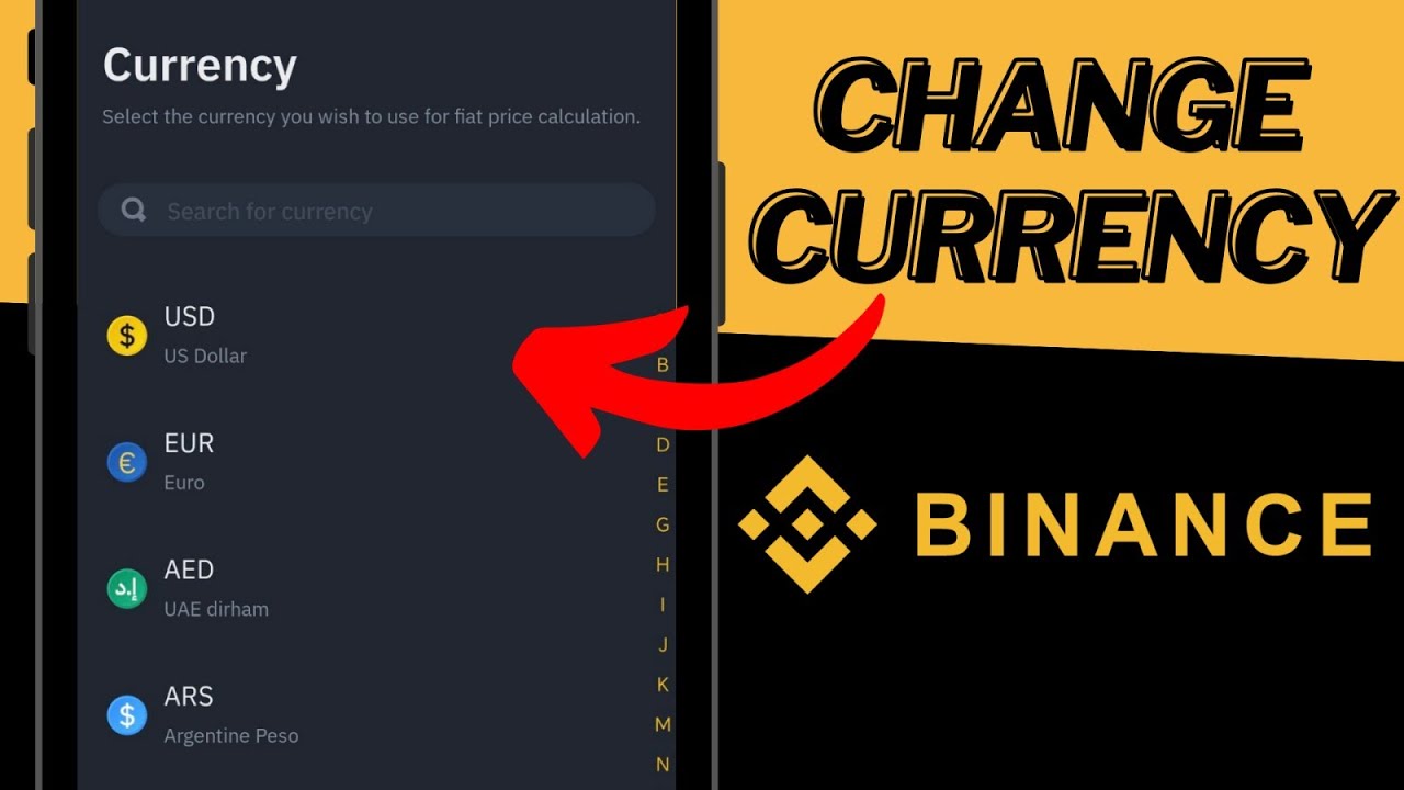 How to Change Your Currency on Binance - Followchain