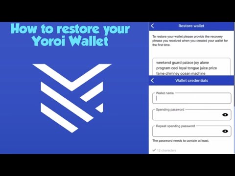 Yoroi Wallet How to Restore Yoroi Wallet Using Your Recovery Key Phrase