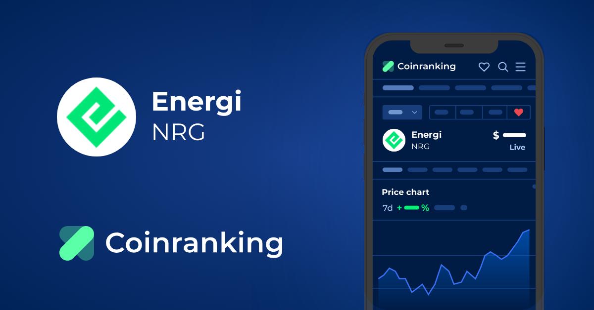 Energi Price | NRG Price Today, Live Chart, USD converter, Market Capitalization | bitcoinlog.fun