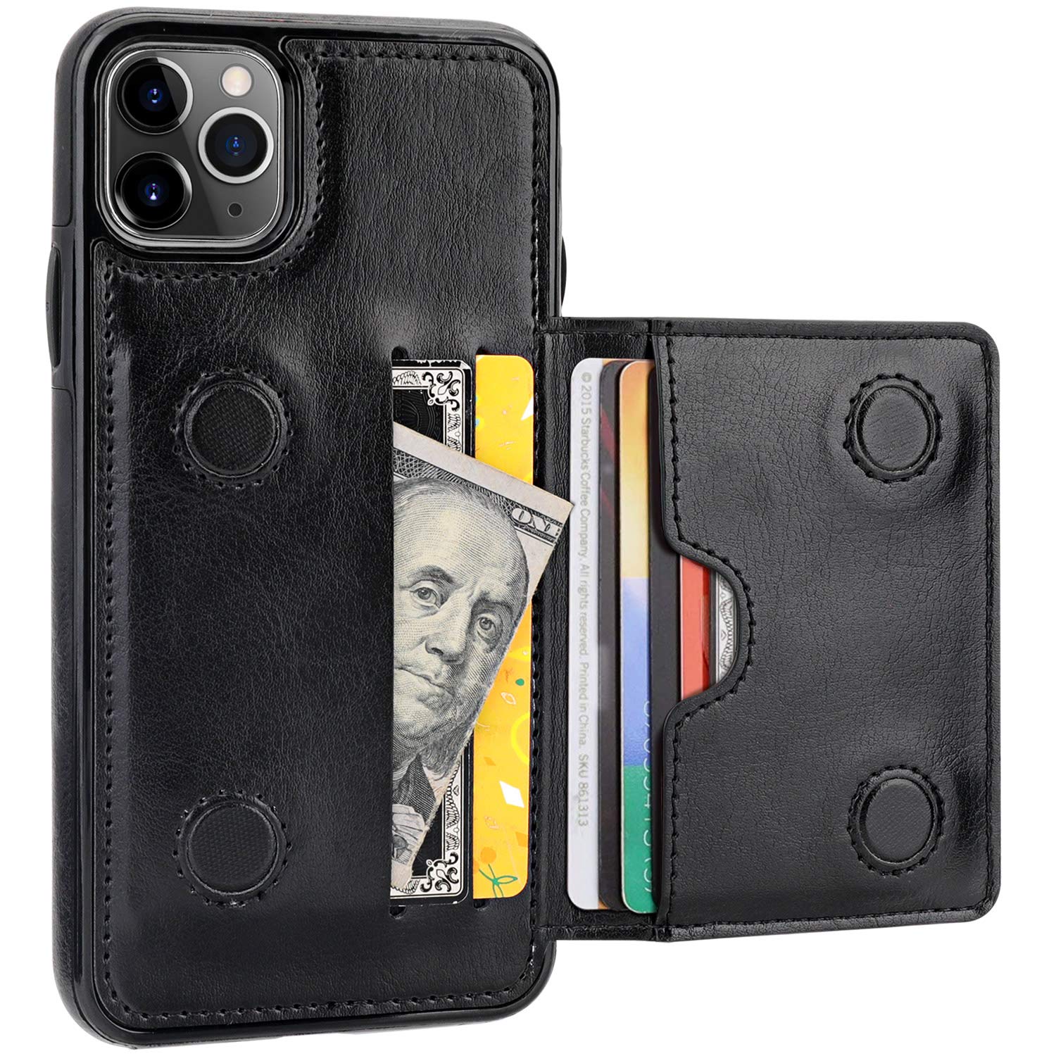 Apple iPhone 11 Pro Max | Leather Wallet Case | Snakehive