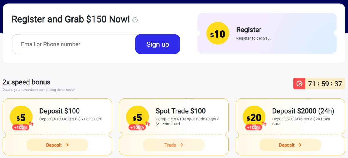 Best Free Crypto Sign Up Bonus Offers & Promotions in 