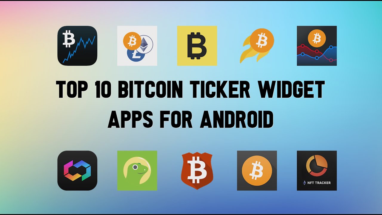 Download Bitcoin Ticker Widget for android 