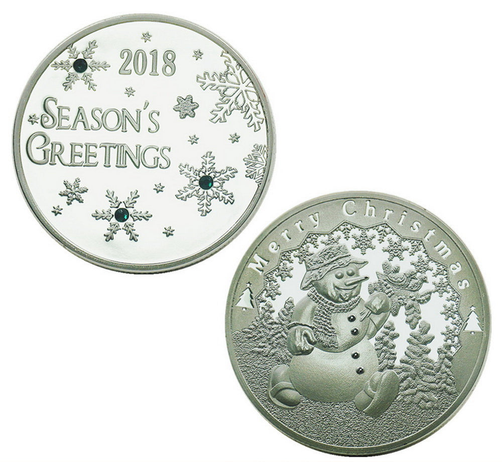 CHRISTMAS Looney Tunes 1 Oz Silver Coin 1$ Tuvalu 