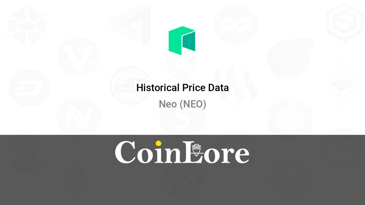 NEO - NEO Price Today, Live Charts and News