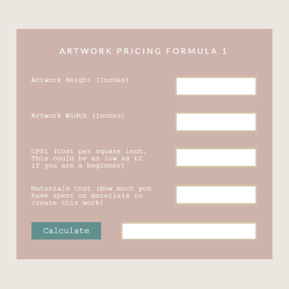 Art Price Calculator – Get your art's value easy and free