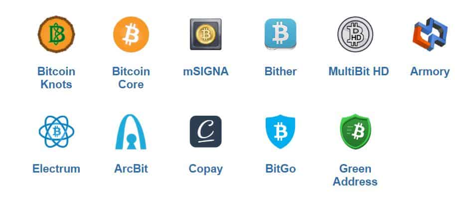 Whole range of Bitcoin, Bitcoin Cash and Bitcoin Gold addresses, some with balance and transactions