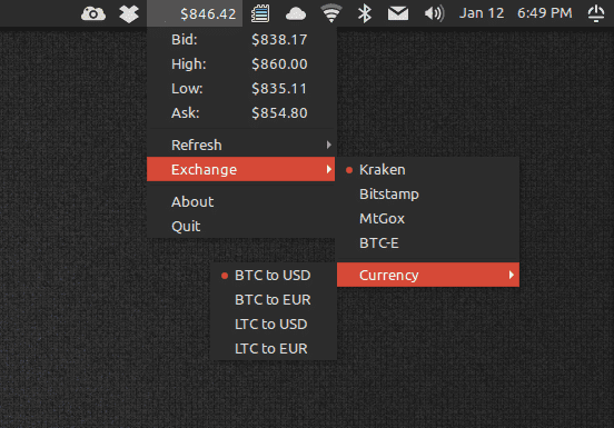 Bitcoin price ticker in Gnome desktop - DEV Community