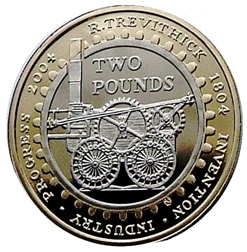 First Steam Locomotive £2 : Silver Proof | The Britannia Coin Company