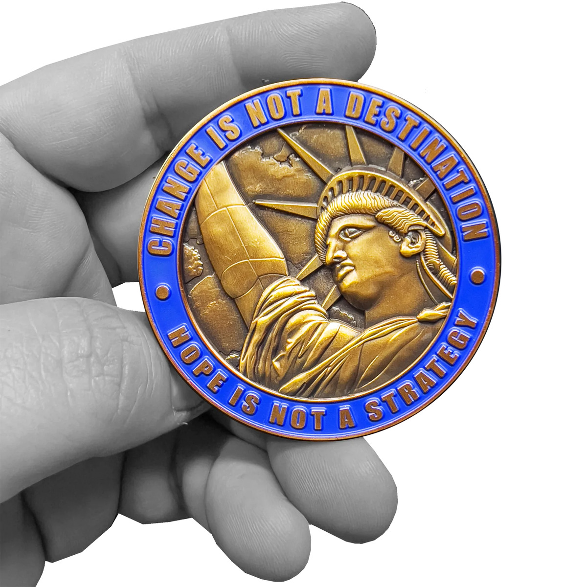 NYPD TH ANNIVERSARY Challenge Coin New York Police Department Flag $ - PicClick