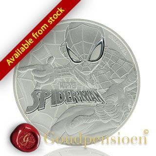 SPIDERMAN Homecoming Marvel 1 Oz Silver Coin 5$ Cook Islands 