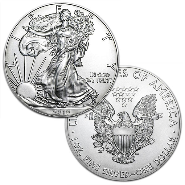 1 dollar - American Silver Eagle, USA - Coin value - bitcoinlog.fun