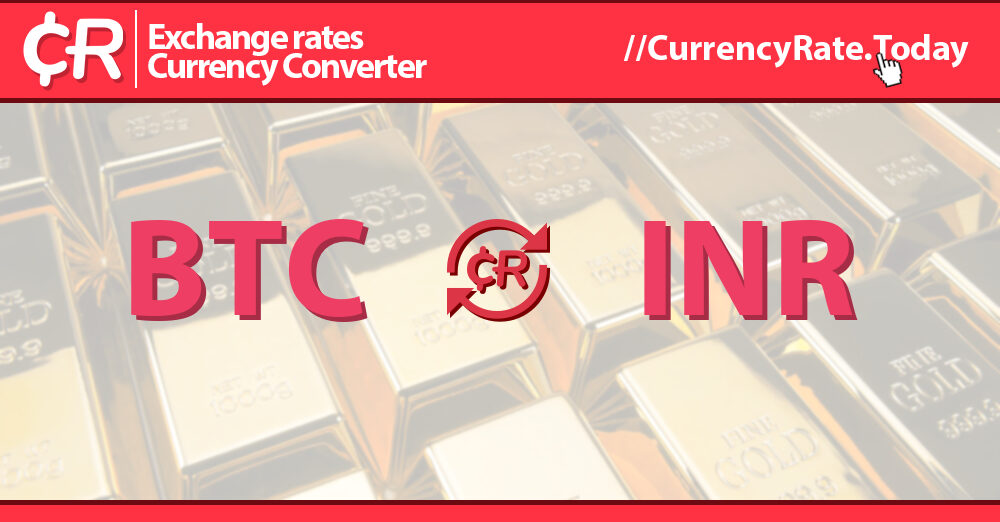 BTC to INR Converter | Bitcoin to Indian Rupee Exchange Rates