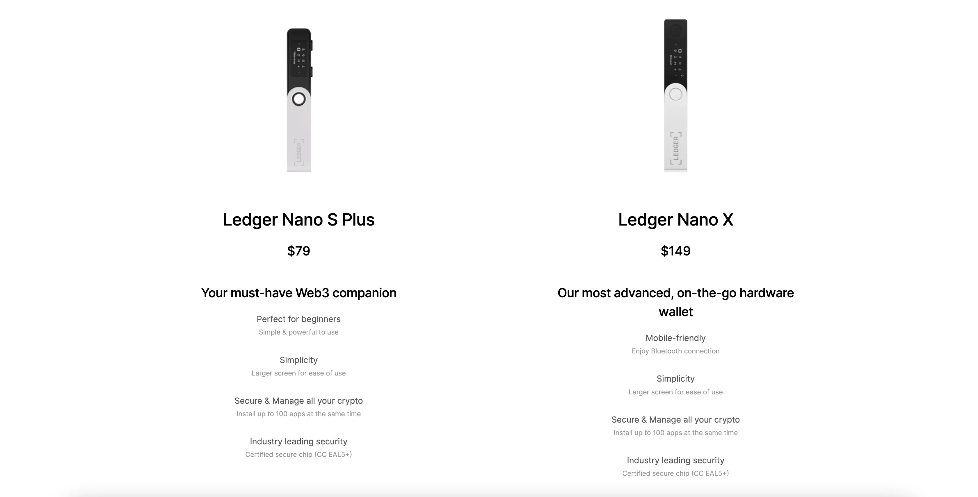 Ledger Nano S Plus vs Nano X - Which Hardware Wallet is Better? - CaptainAltcoin