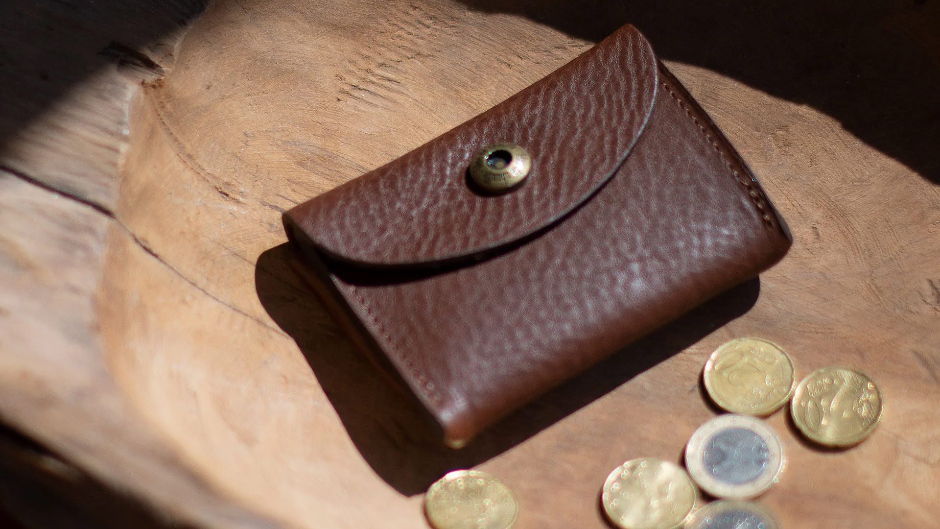 Coin Purse - Camel Hunter Leather