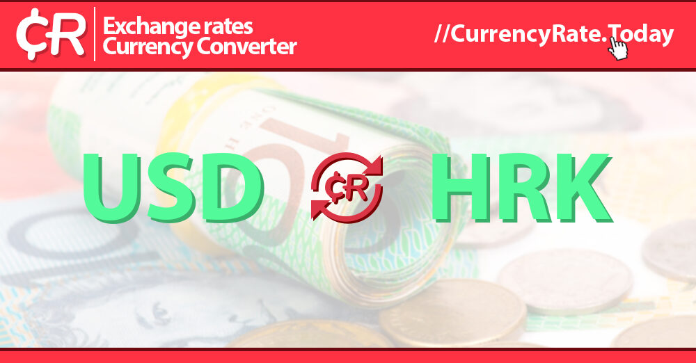 US Dollar to Croatian Kuna (USD to HRK) — Currency Exchange Rate, Convert, Chart