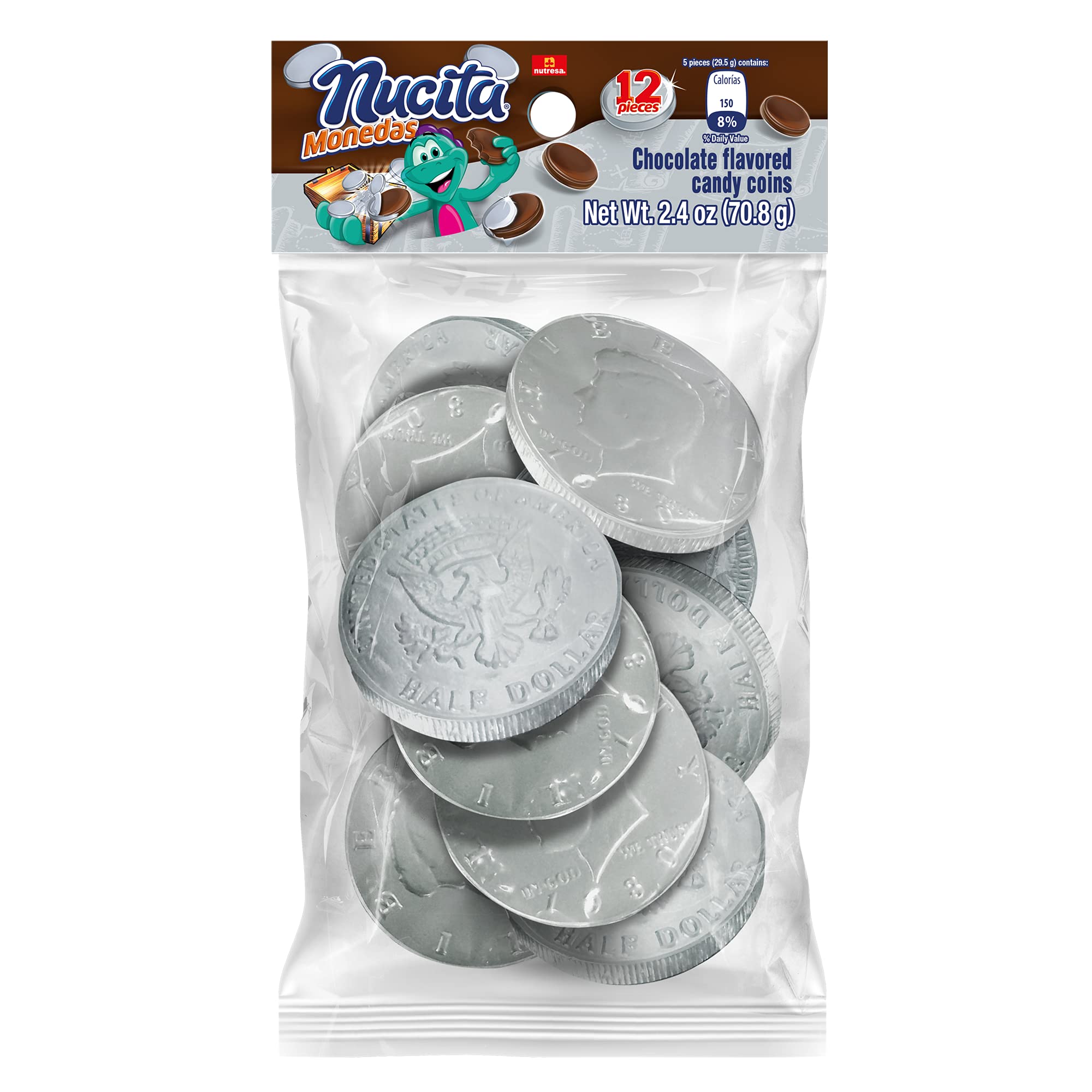 Silver Chocolate Coins - 1 LB Bag • Chocolate Coins • Bulk Chocolate • Oh! Nuts®