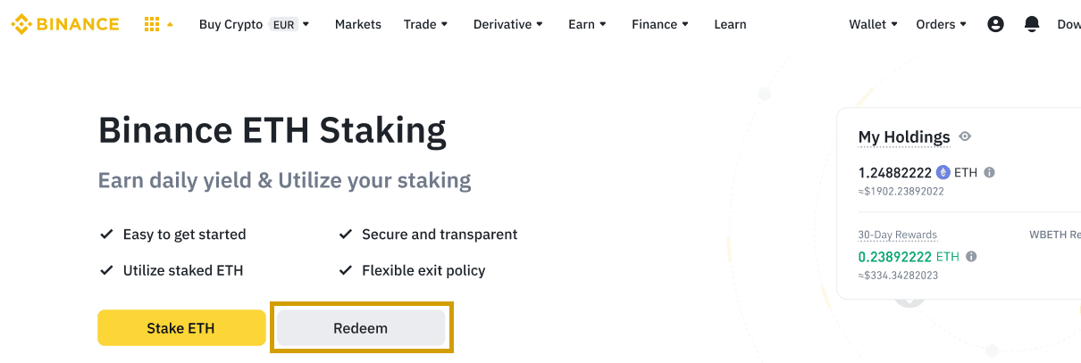 Binance ETH Staking - Everything You need to Know [] - CoinCodeCap