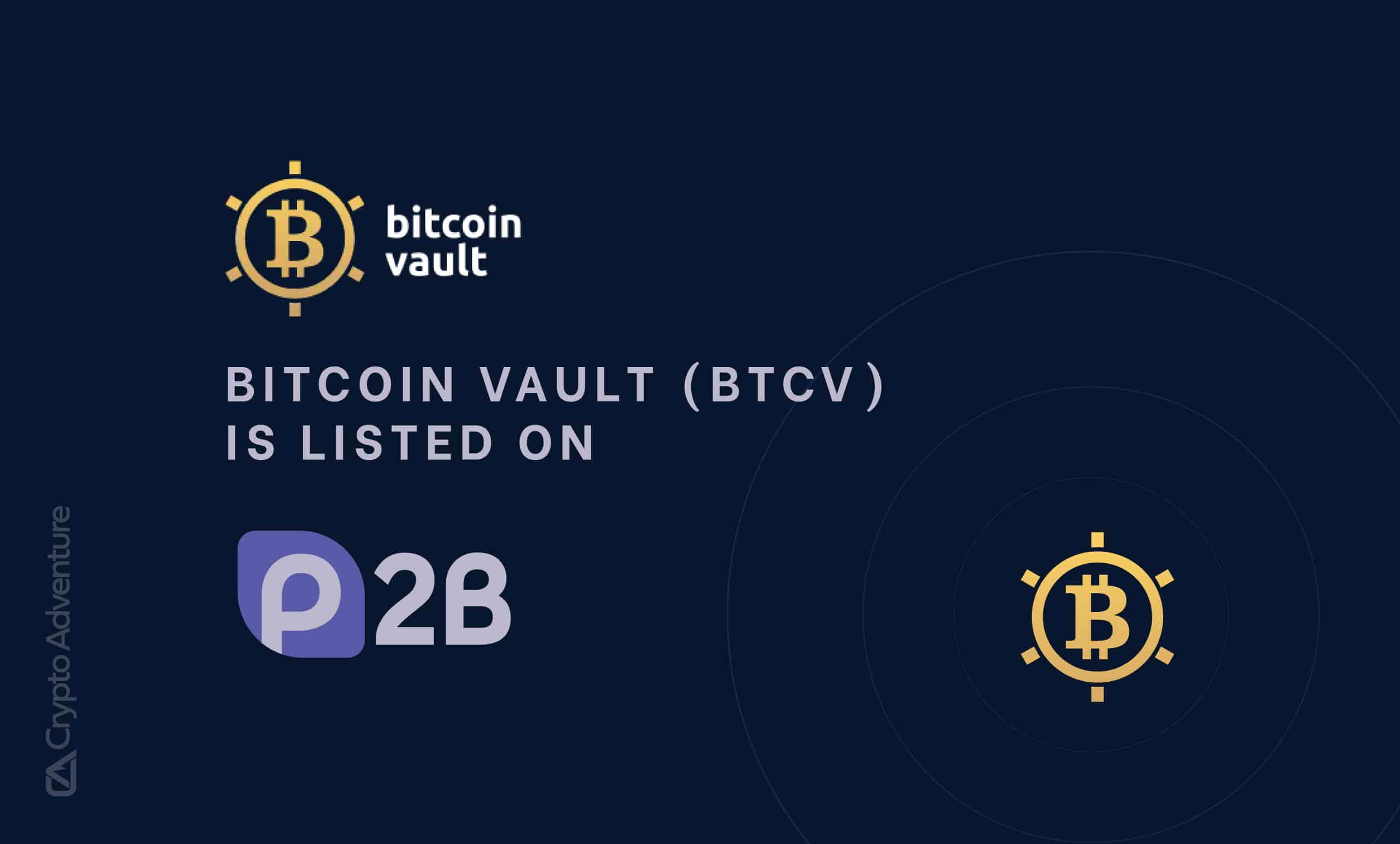 Bitcoin Vault price now, Live BTCV price, marketcap, chart, and info | CoinCarp