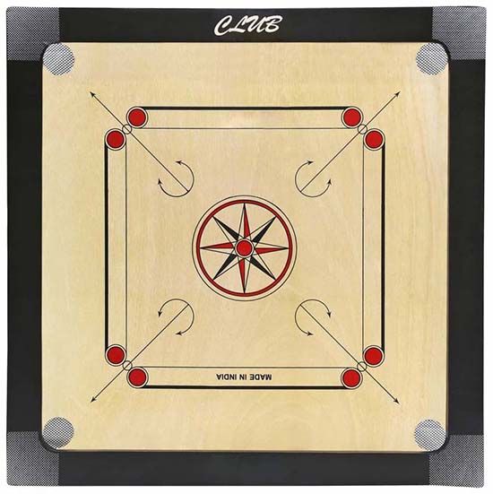 Replacement Acrylic Carrom Coins Striker and Powder Set | Tournament C – EkPuja Ltd