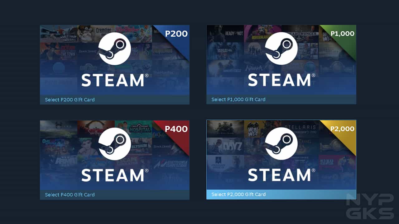 Steam Wallet Codes | Steam Gift Card | Codashop Philippines