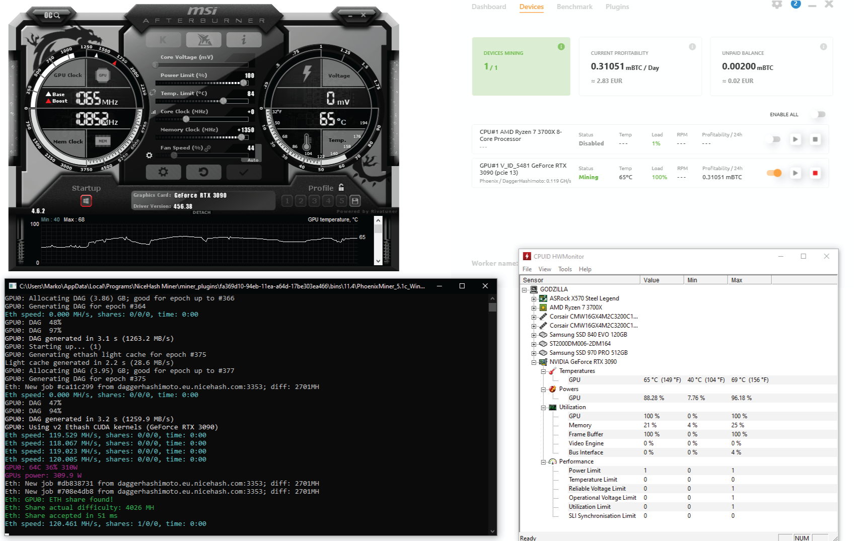 Mining Flux (FLUX) on NVIDIA RTX Super - bitcoinlog.fun