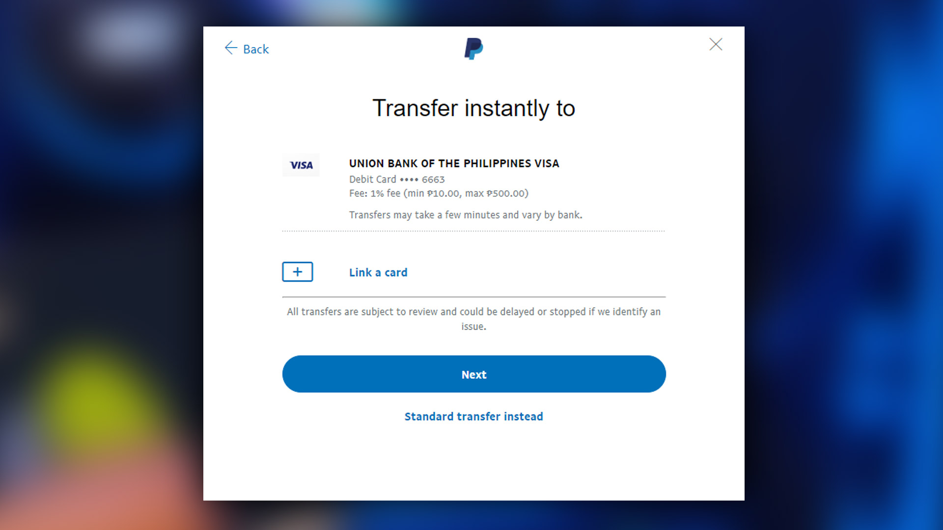 Paypal to Philippine National Bank - PayPal Community