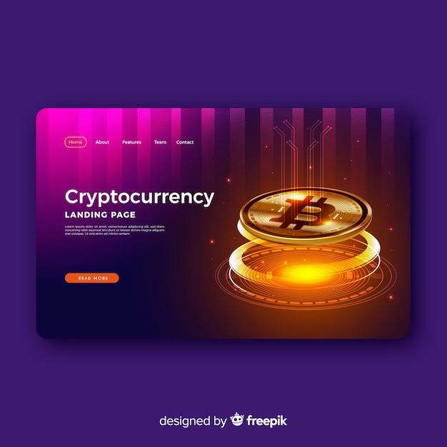 ICO TOKEN - Bitcoin & Cryptocurrency Landing Page HTML Template - skybootstrap