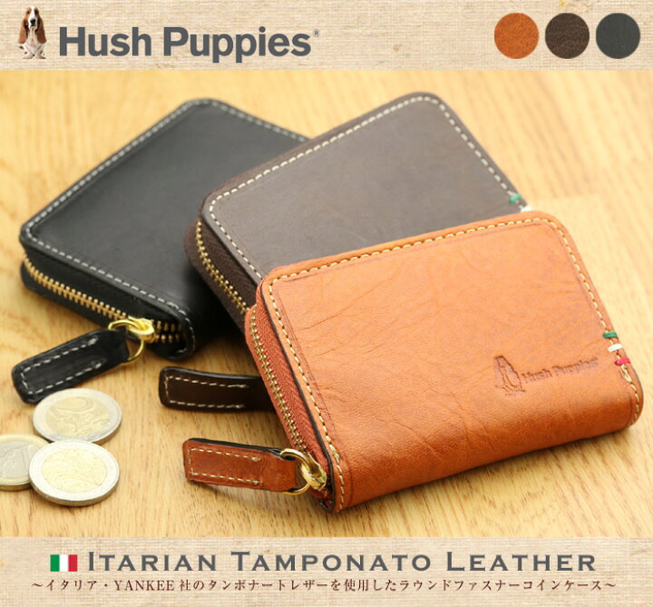 [HUSH PUPPIES] Hash Puppy Cowhide Navy Men's Bi -fold wallet A+rank – KYOTO NISHIKINO