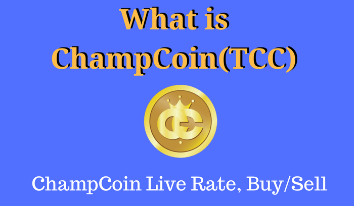 Buy The Champion Coin in India at Best Price - TCC-INR Rate - BuyUcoin