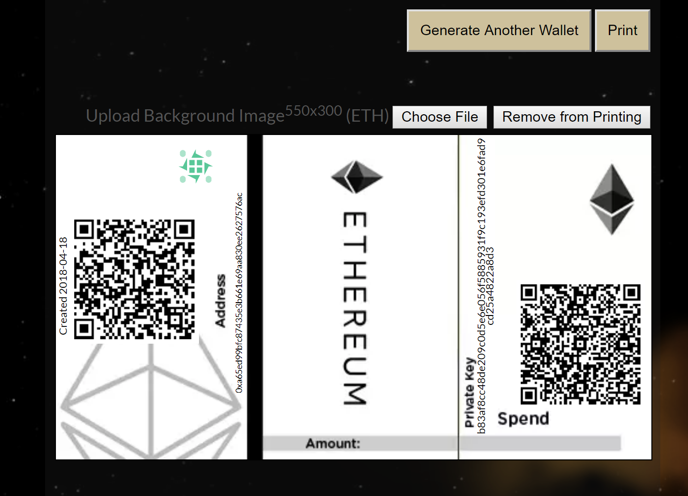 Ethereum Paper Wallet (ETH) - How To Create A % Secure Wallet?