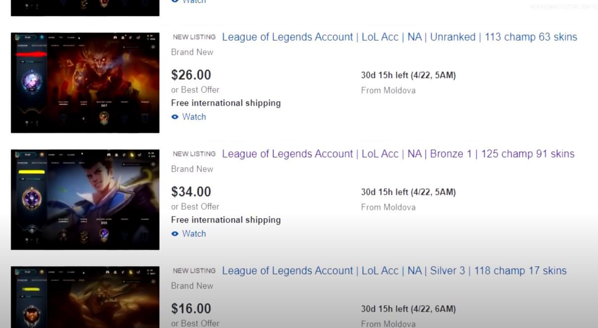 RankedKings - Buy League of Legends LoL Smurf Accounts