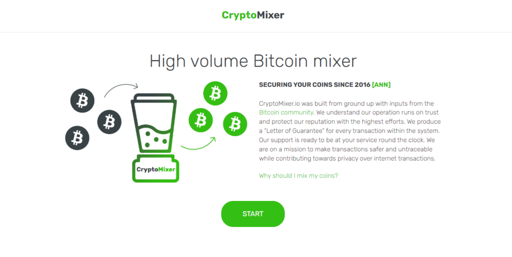 Bitcoin Mixer — Bitcoin Tumbler — Bitcoin Blender — CryptoMixer