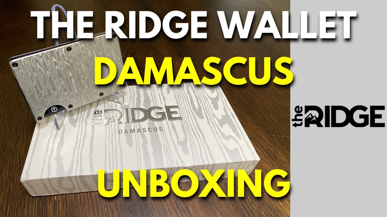 Amazon Live - Unboxing Video - Carbon Fiber RFID Ridge Wallet by TAMASHI