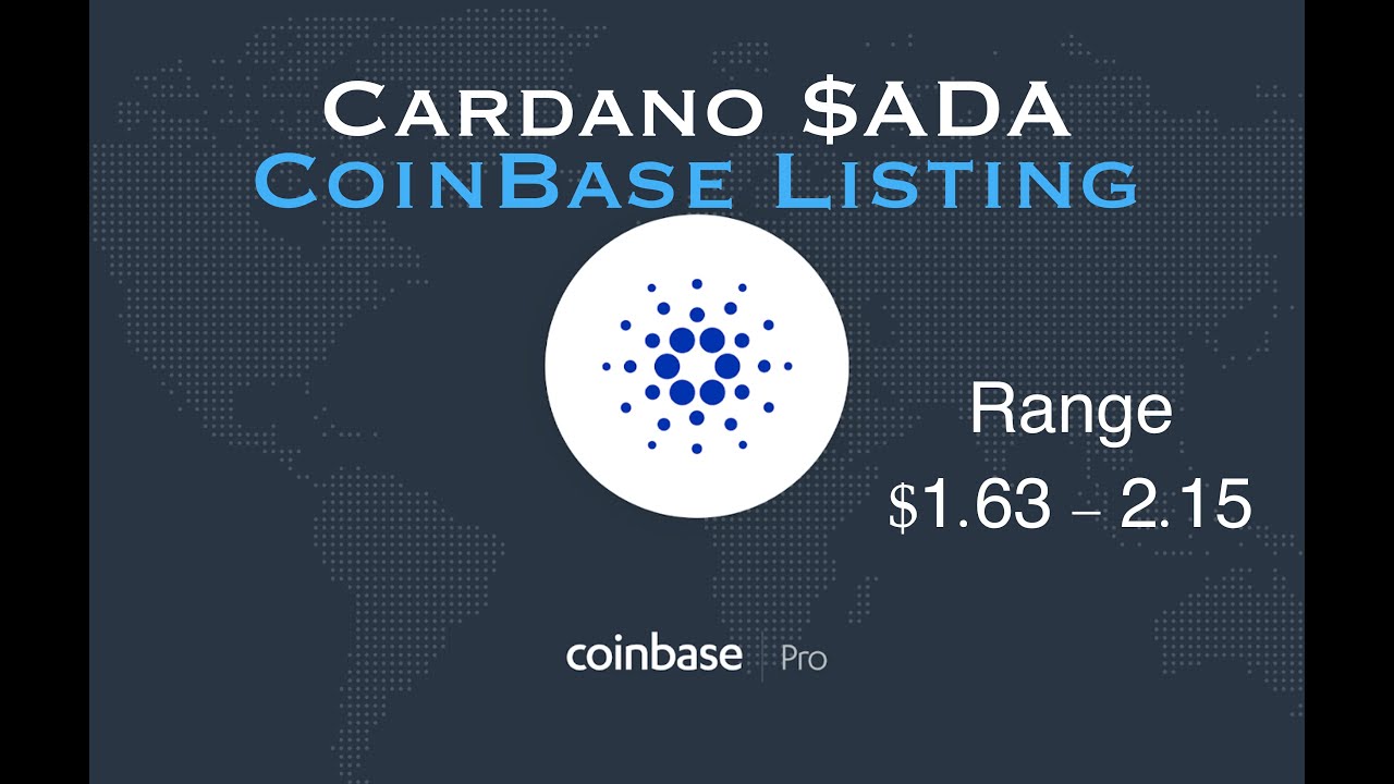 Coinbase Pro Adds Support for Cardano’s ADA