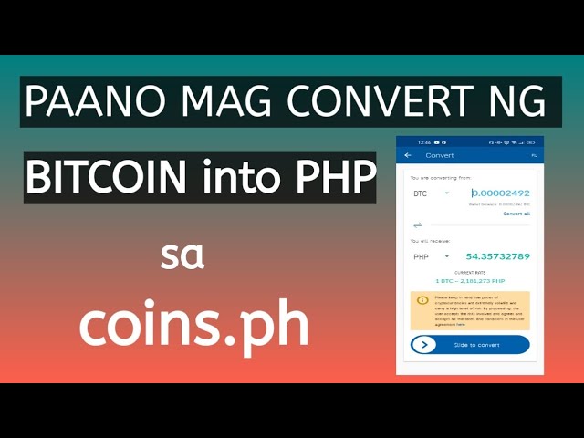 Convert BTC to PHP ( Bitcoin to Philippine Peso)