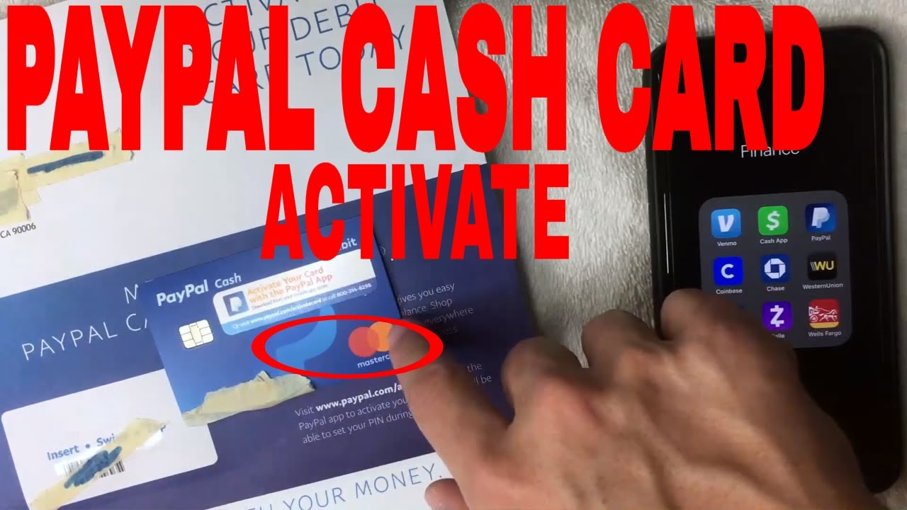 How to Activate a PayPal Cash Card and Use It to Shop