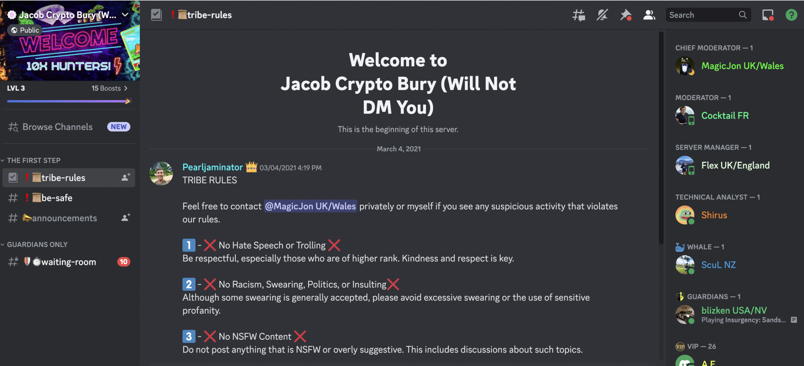 Cryptobot-discord bot for crypto