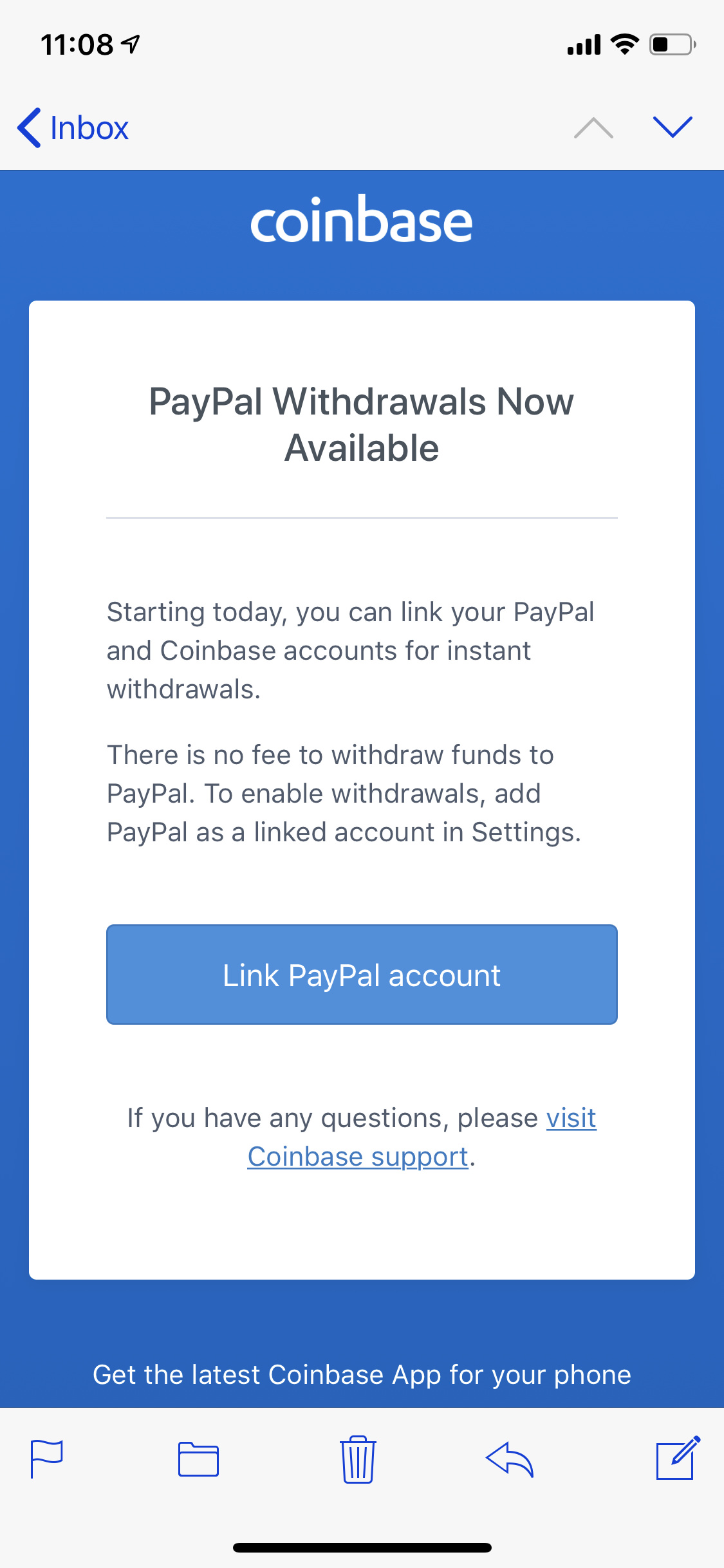 Coinbase Debuts 'Buy With PayPal' (but Read the Fine Print) - CoinDesk