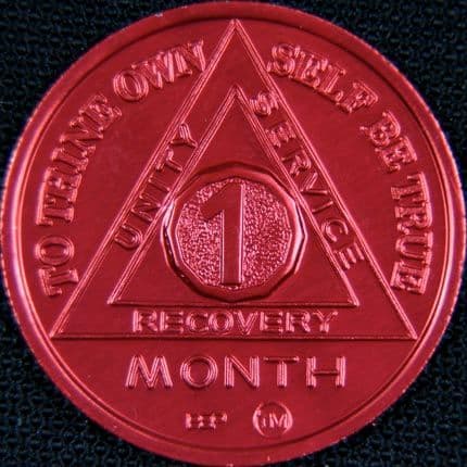 60 Day AA Coin Sobriety Chip — MY RECOVERY STORE