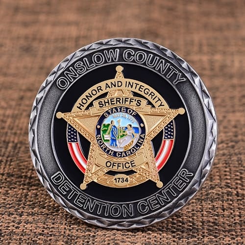 Challenge Coin - Official Durham County Sheriff's Office - Thin Blue Line USA